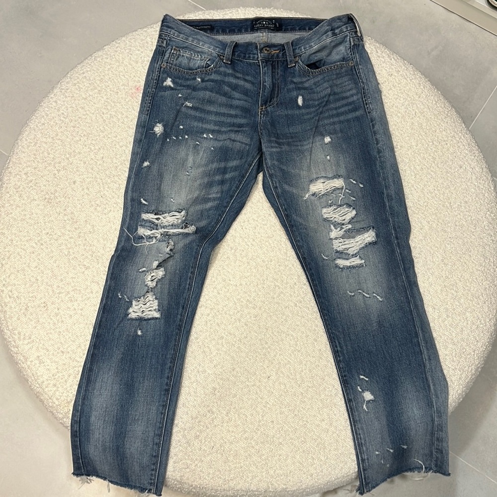 Lucky Brand, Sienna Slim Boyfriend Jeans, Size 27